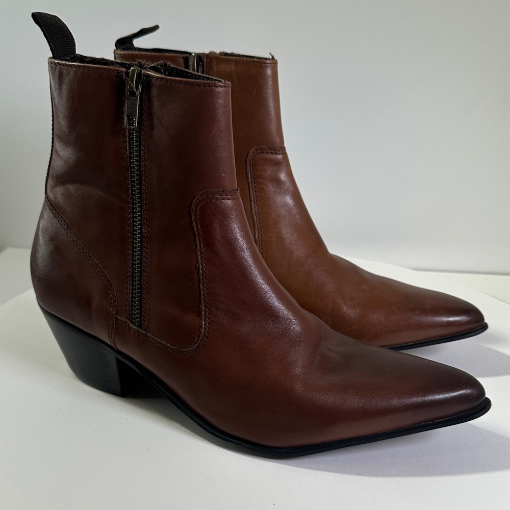 ASOS Cuban Heeled Suede Chelsea Boots sz 8.5 men’s